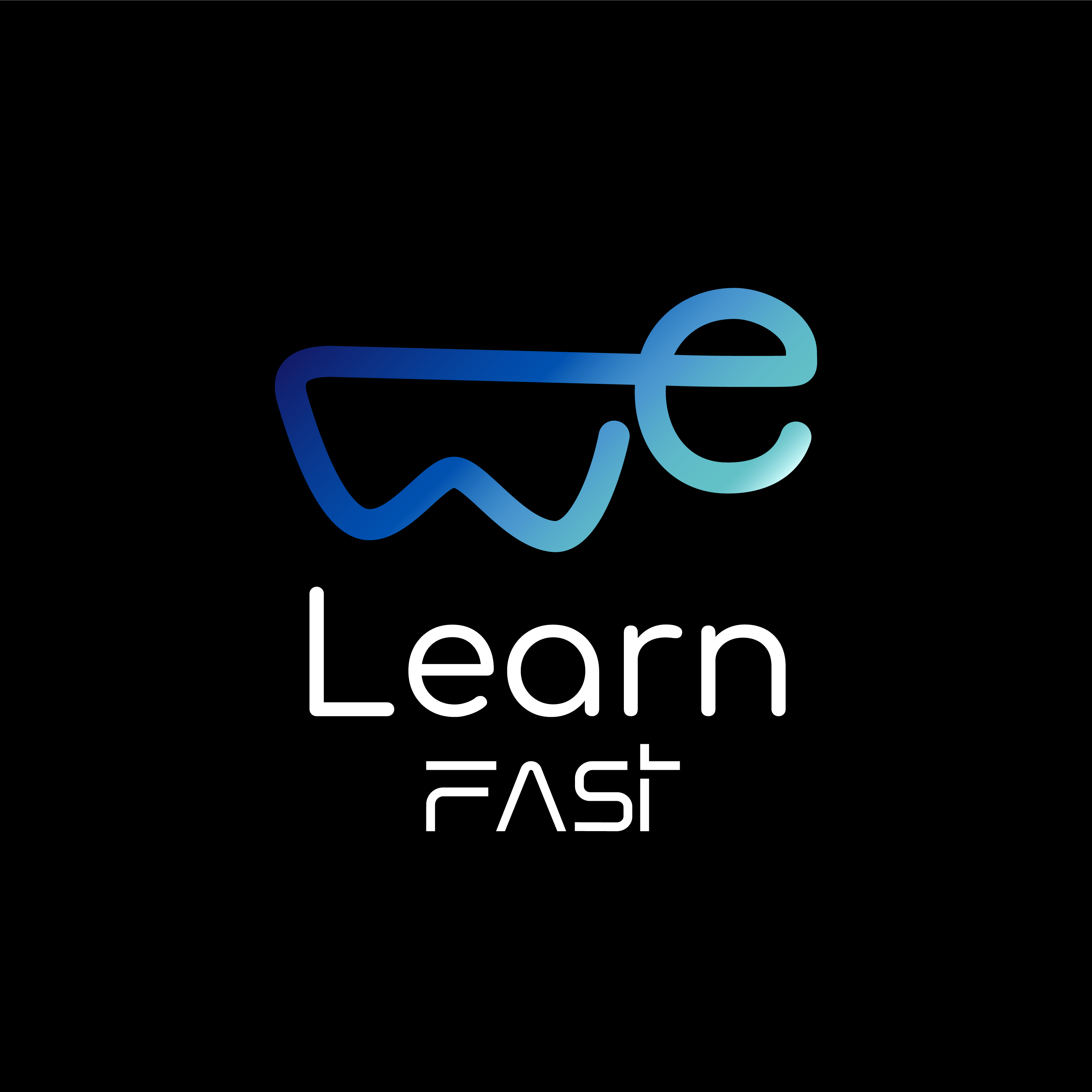 Logo_WE_LEARN_FAST_-_Negativo_em_cores_com_fundo